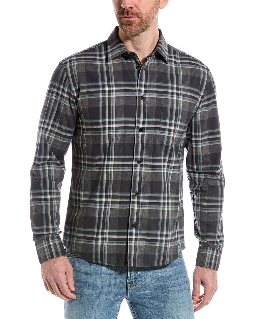 Billy Reid Men's Tuscumbia Button-Down Shirt | Premium Cotton Casual & Dress Shirt for Work, Date Night & Outdoor Events