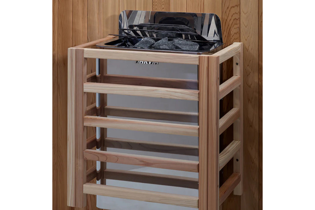 Golden Designs Loviisa 3-Person Hybrid Full Spectrum Infrared Outdoor Sauna for Relaxation & Detox - Perfect for Backyards, Patios & Wellness Retreats