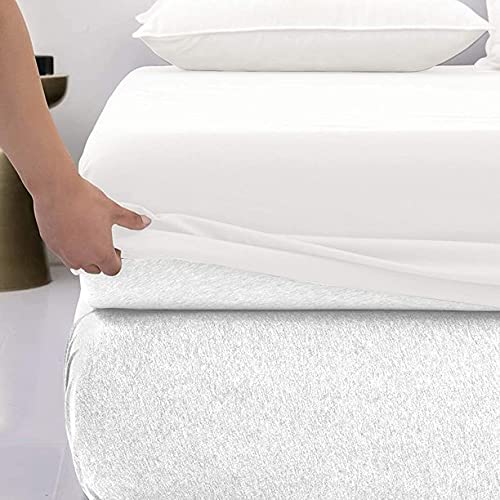Luxury 600-Thread-Count Egyptian Cotton King Fitted Sheet - Hotel Bedding for Home Comfort