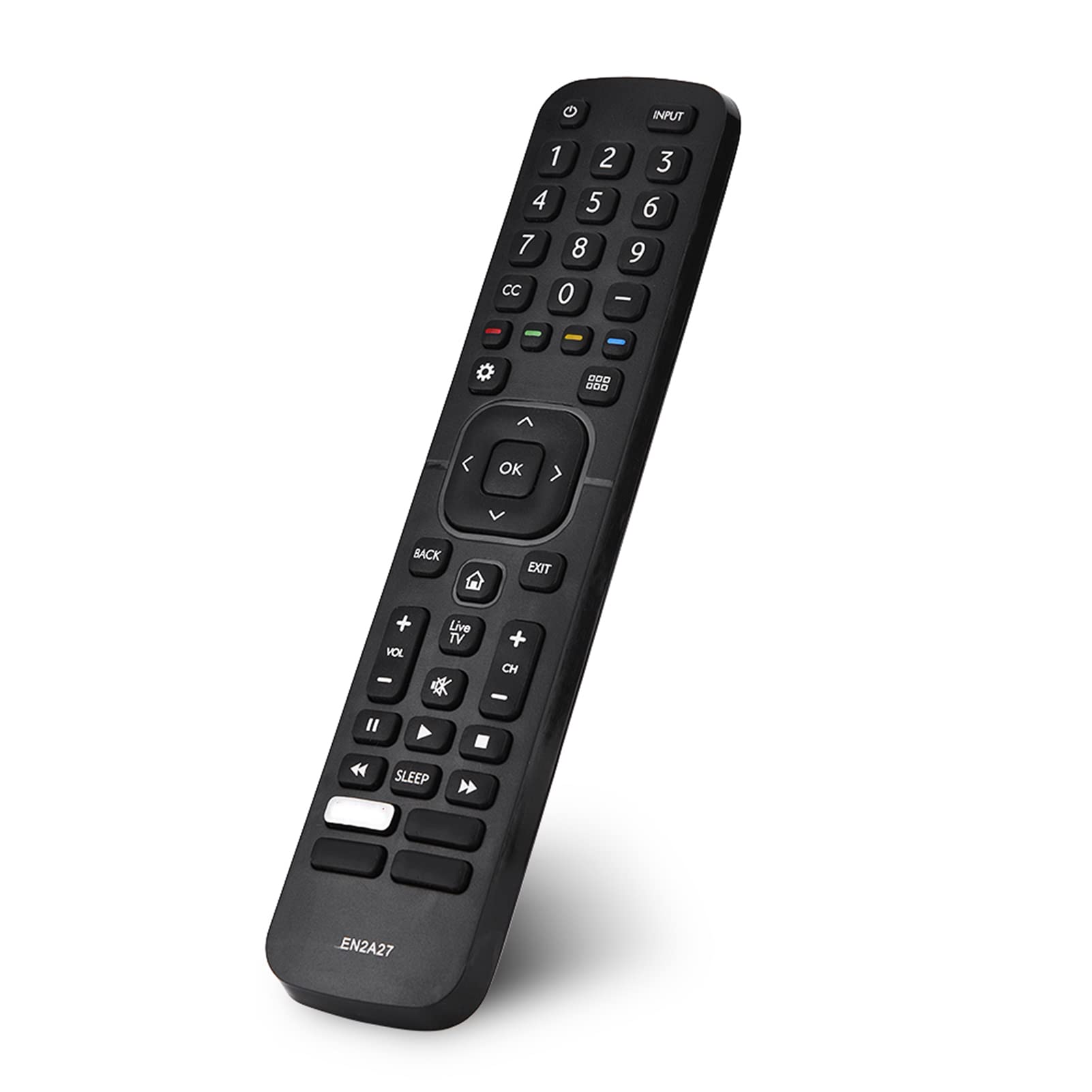 Universal TV Remote Control Replacement for Hisense LED TV - Compatible with EN2A27 Model | Easy Setup for Living Room, Bedroom & Home Theater Use