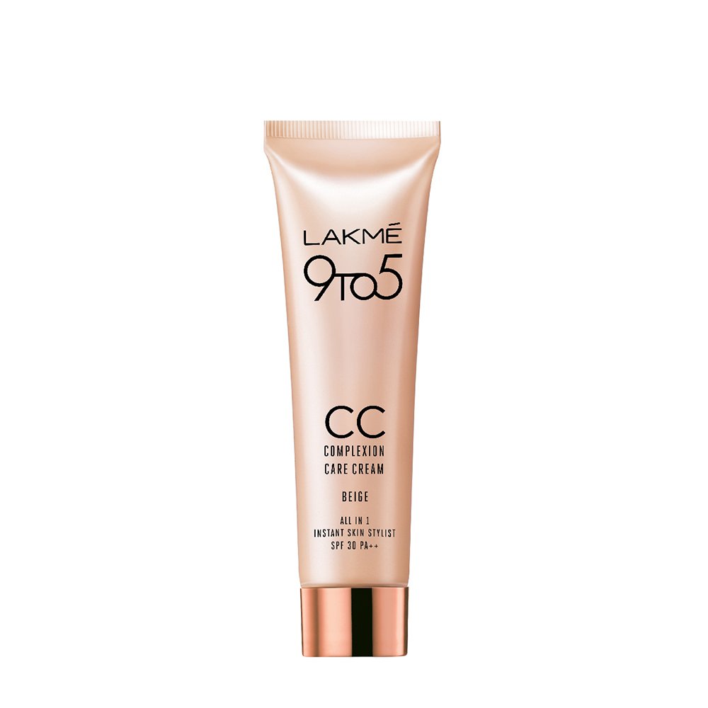 LAKMÉ Complexion Care Acne Prone Face Cream with Glossy Finish - Beige 9G & 9 To 5 Complexion Light CC Cream SPF 30 - Bronze 30G (2-Pack) | Conceals Dark Spots & Blemishes | Daily Makeup & Sun Protection for Oily & Acne-Prone Skin