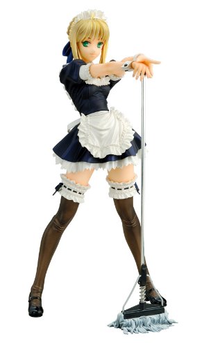 Fate/hollow ataraxia: Saber Maid Version R 1/6 Scale PVC Anime Figure - Perfect for Anime Collections, Gaming Room Decor, and Otaku Gifts