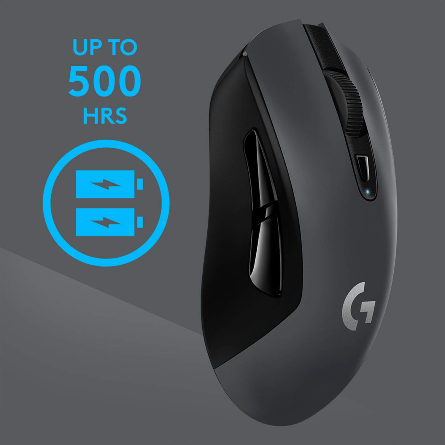 Logitech G603 LIGHTSPEED Wireless Gaming Mouse - Ergonomic Design, 12,000 DPI Sensor, Bluetooth & USB Connectivity for PC, Mac, Laptop - Perfect for FPS, MOBA & Esports Gaming