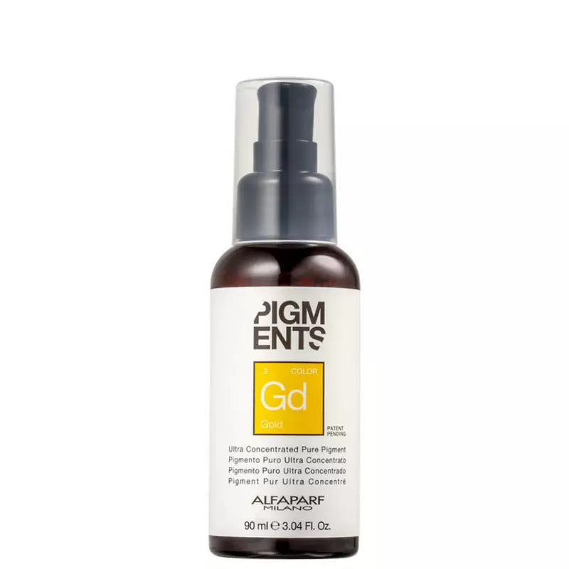Alfaparf Milano Gold Pigments Hair Color Treatment 90ml (3.04 fl oz) - Semi-Permanent Shine Enhancer for Blonde & Brunette Hair - Salon-Quality At-Home Hair Care Solution