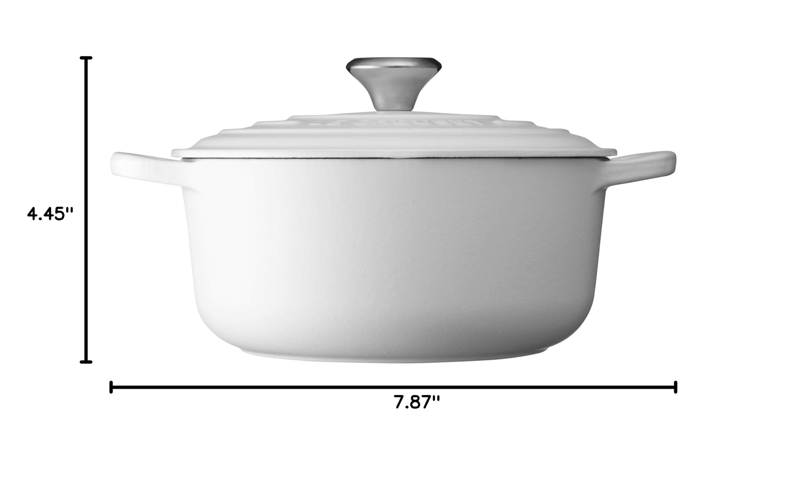 Le Creuset 2.2 Qt Round Enameled Cast Iron Dutch Oven - Ink Blue, 20cm, Perfect for Braising, Stewing & Baking - Ideal for Kitchen, Camping & Gift Giving