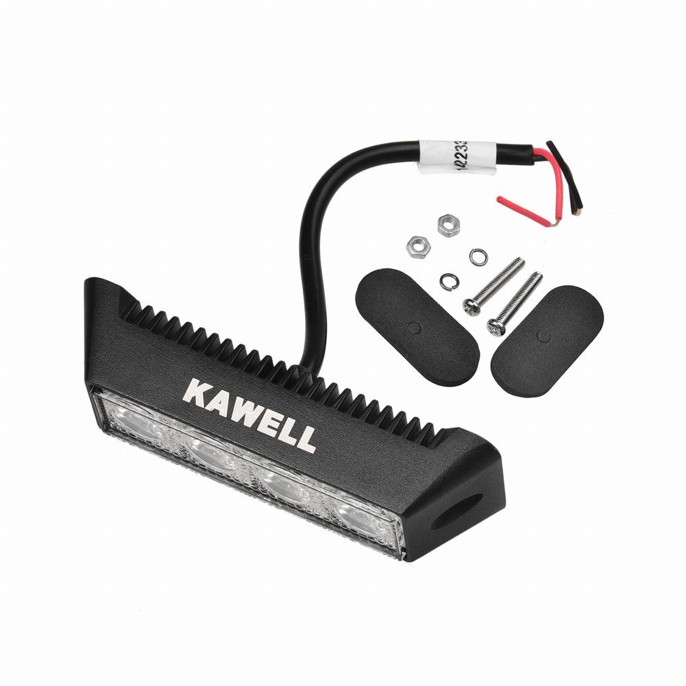 Kawell 12W LED Light Bar Spotlight - Super Bright LED Fog Light & Driving Light for Off-Road Vehicles, Motorcycle, ATV, UTV, 4x4, SUV, Truck, Tractor, Boat - Perfect for Night Driving, Work Lighting & Outdoor Adventures