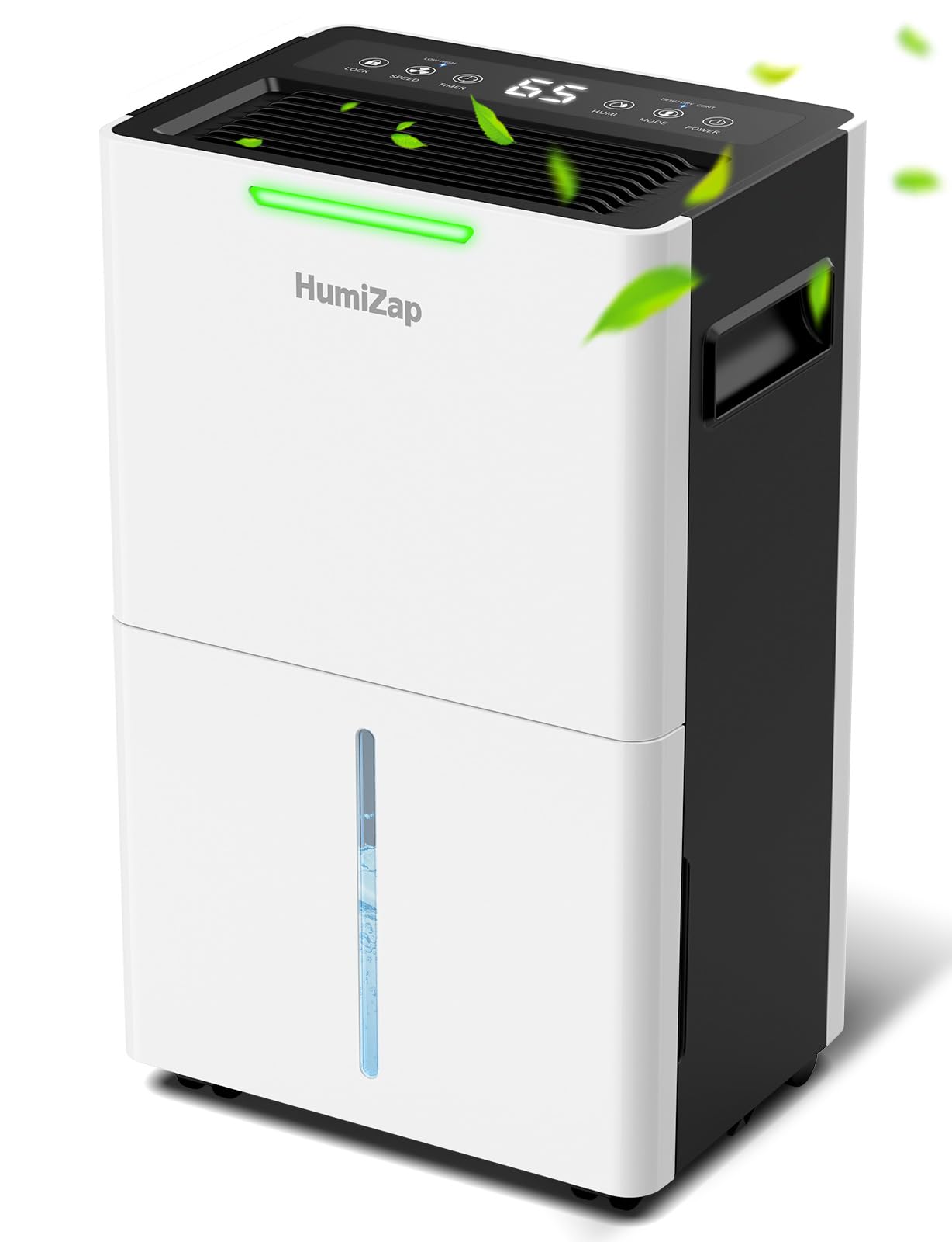 Best Dehumidifier for Home - 50 Pint Compressor Dehumidifier with Laundry Dry Mode, Digital Humidity Display, Ultra Quiet & Energy Efficient, Continuous Drainage & 24H Timer - Perfect for Basements, Bedrooms, Bathrooms & Clothes Drying