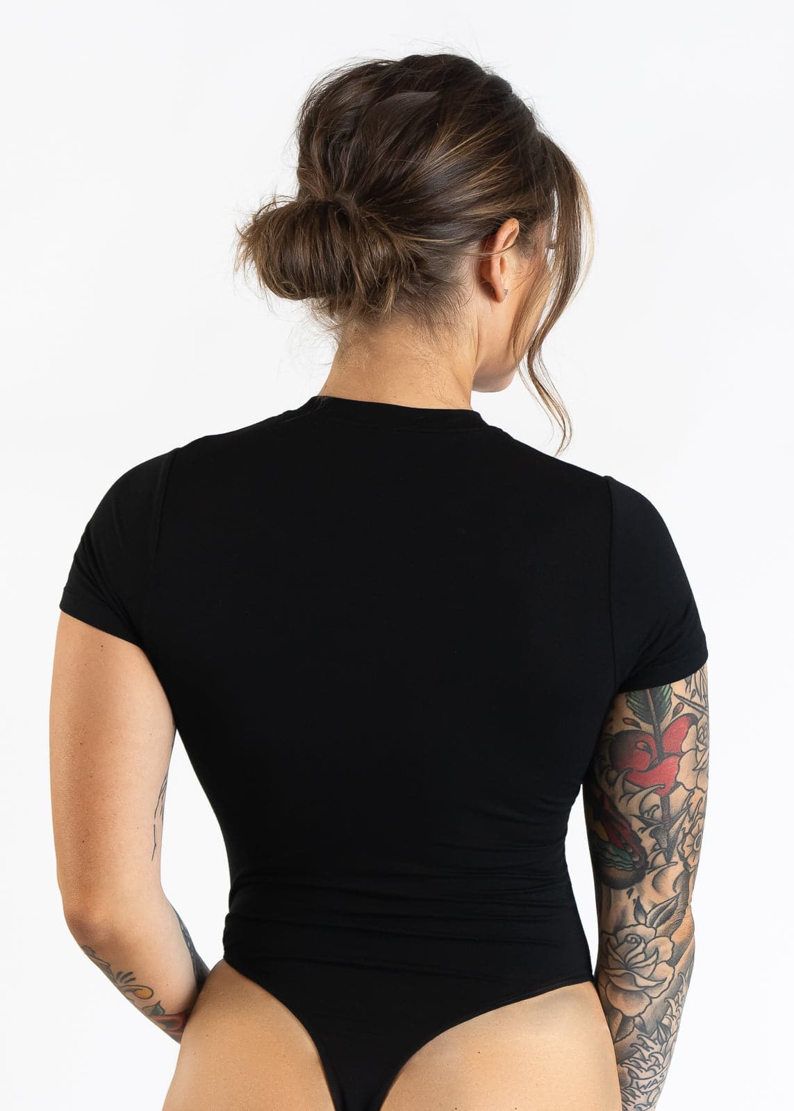 Empower Thong Bodysuit for Women - Sexy Black Lingerie Bodysuit | Perfect for Date Night, Boudoir Photography & Special Occasions