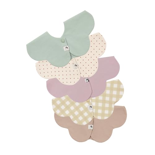 Set 4 - Mint, Pink, Beige, Wine Dot, Creamy Gingham