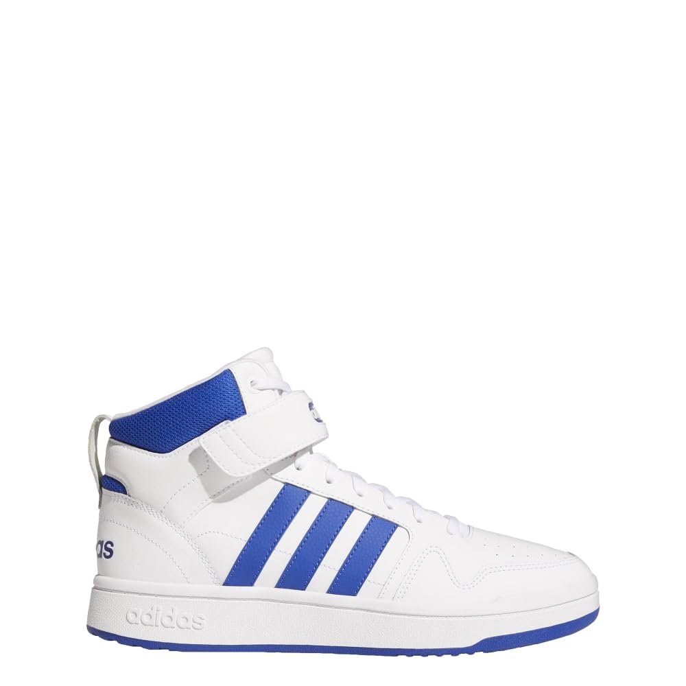 Adidas Kids' Postmove Mid Basketball Shoes - High-Top Sneakers for Boys & Girls - Breathable Comfort for School, Sports & Play