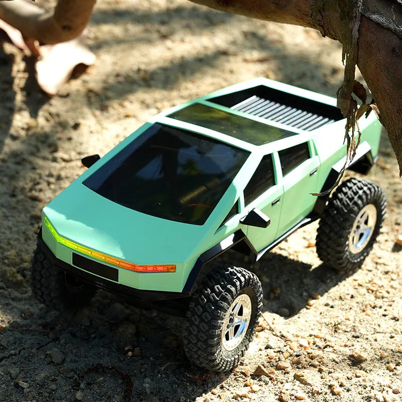 JJRC C8818 1/18 Scale RC Crawler Car - 4WD Off-Road Remote Control Vehicle with Proportional Cyber Shell | Perfect for Rock Crawling, Trail Adventures & Backyard Driving