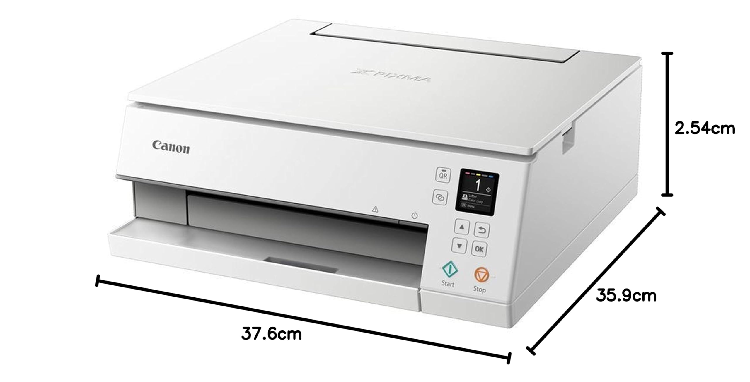 YouPrint TS6351a All-in-One Printer with Scanner & Copier - 10 Compatible Ink Cartridges for Canon 580/581 XXL - Perfect for Home Office, Small Business & School Projects