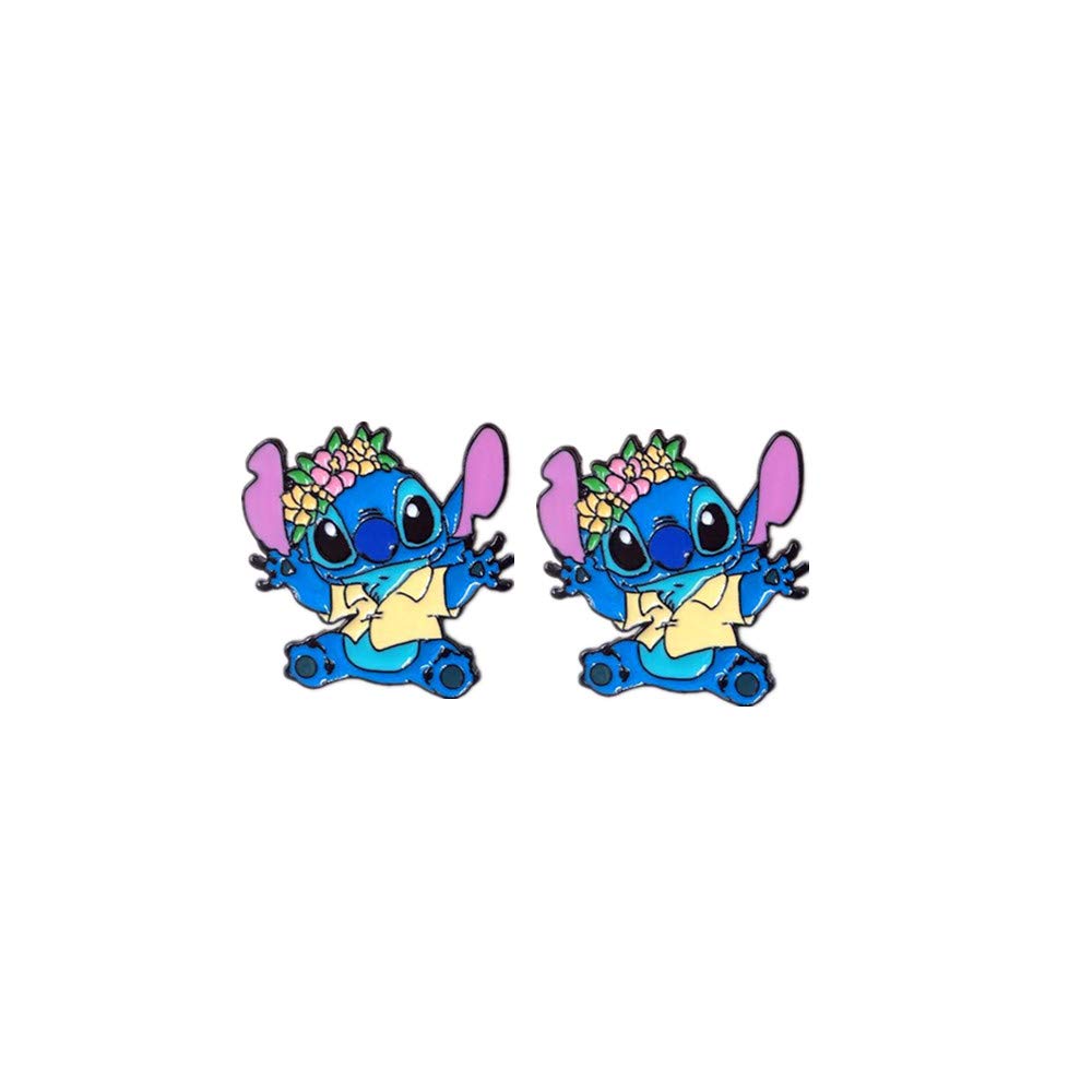 Anime Cartoon Stud Earrings for Women - Cute Kawaii Jewelry Gifts | Perfect for Cosplay, Daily Wear & Anime Lovers