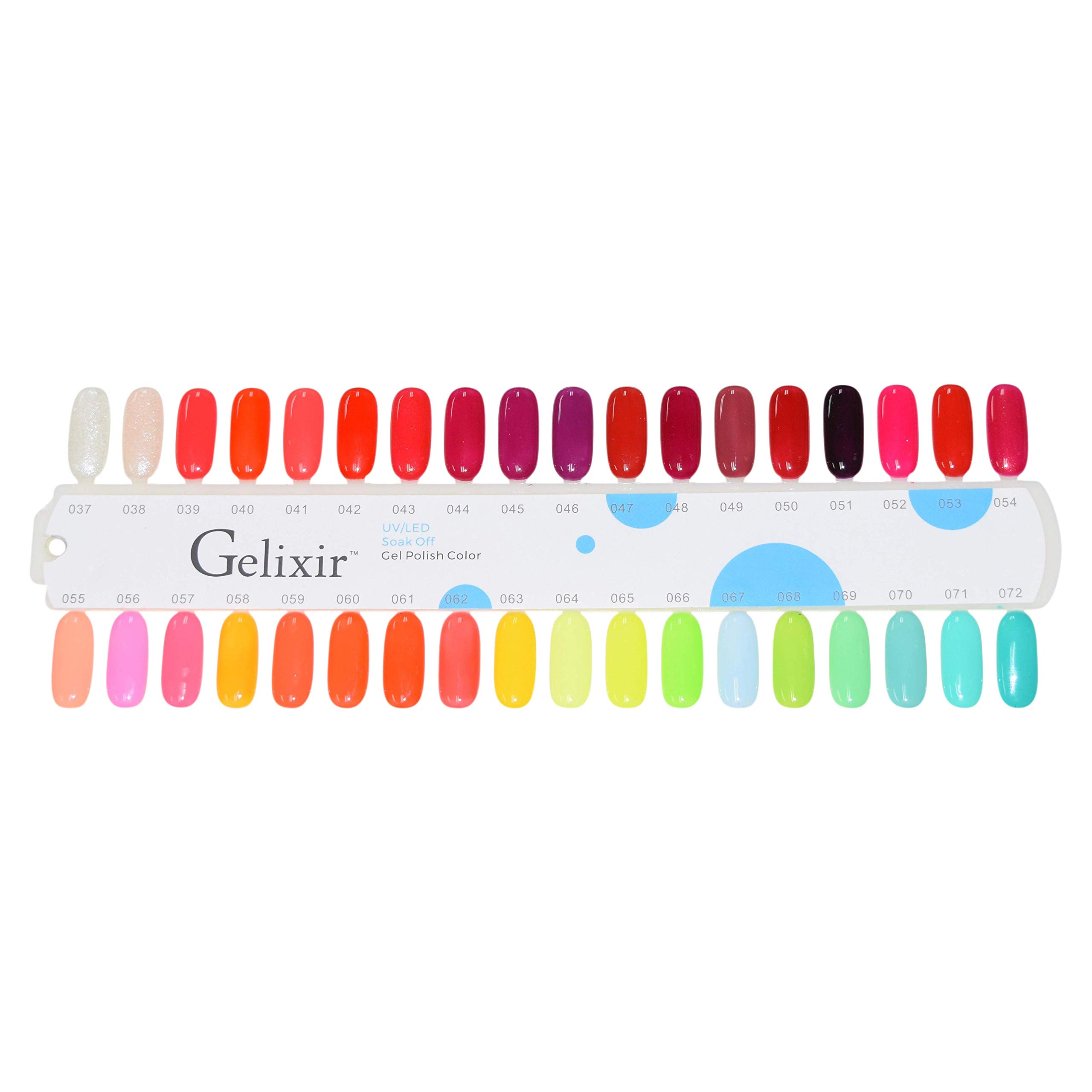 Gelixir 100% Pure Gel Nail Polish Set - Long Lasting Soak Off UV LED Nail Art Kit for Salon & Home Manicure - Perfect for Weddings, Parties & Special Occasions