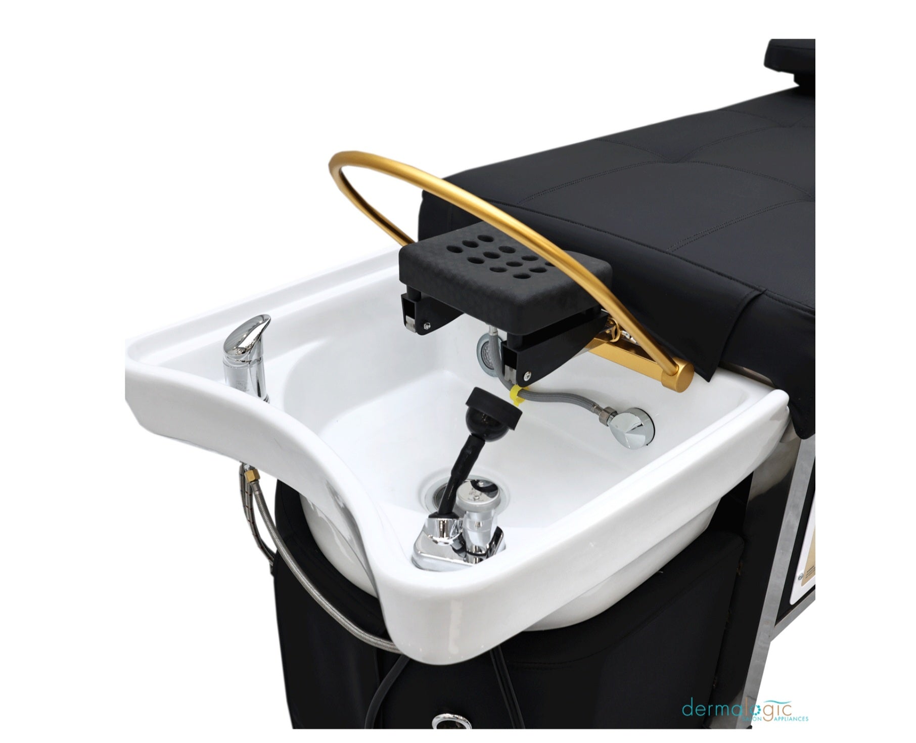 Professional Head Spa Massager with Adjustable Rolling Stool - Relaxing Scalp Massage for Home & Salon Use