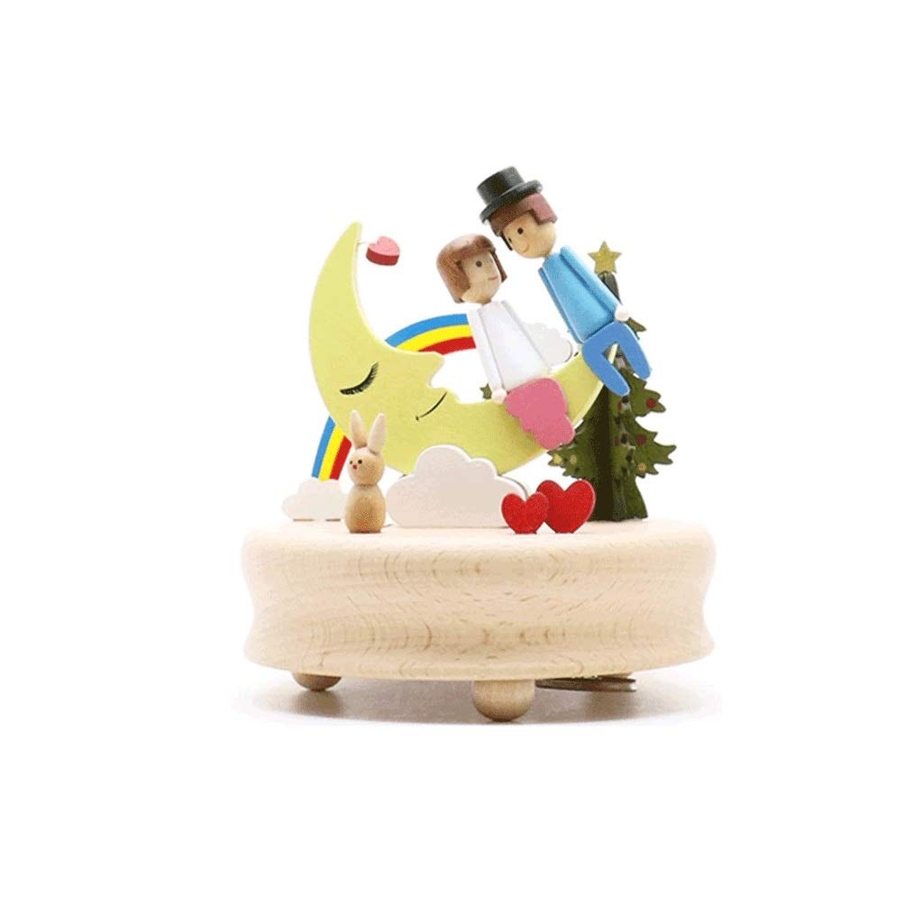 Smart Castle Wooden Music Box - Handcrafted Musical Toy & Decorative Gift for Lovers, Friends, Kids | Birthday Present, Home Decor, Nursery Room Accessory