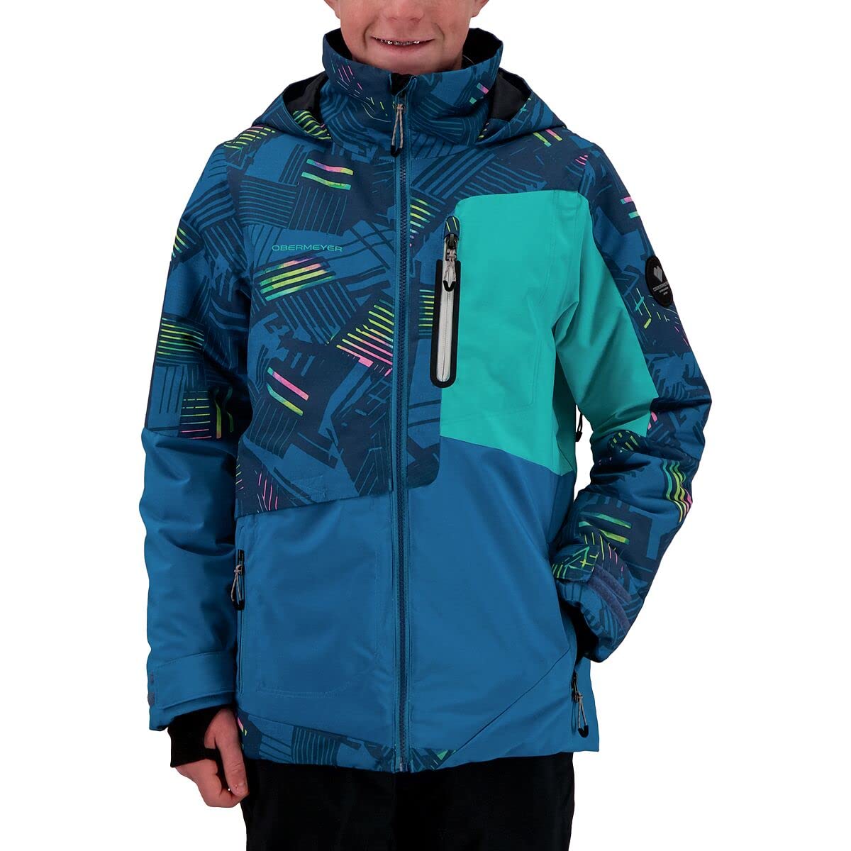 Obermeyer Boys' Insulated Jacket - Waterproof Winter Coat for Kids - Warm Snow Jacket for Outdoor Activities, Skiing & Snowboarding