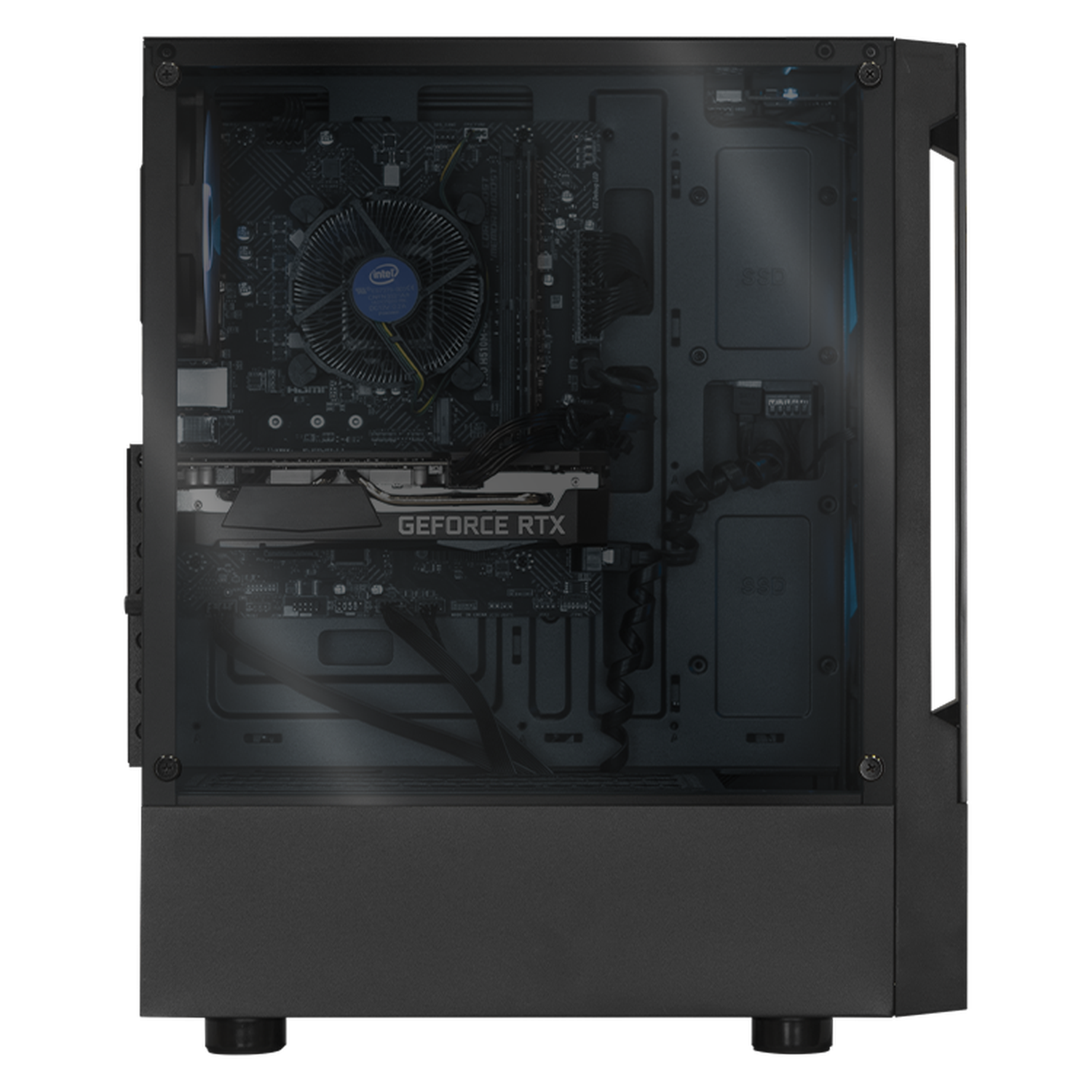Xtreme PC Gaming Desktop - NVIDIA GeForce RTX 3050, Intel Core i5-10400F, 16GB RAM, 500GB SSD + 2TB HDD, WiFi, Black - Perfect for Gaming, Streaming & Content Creation
