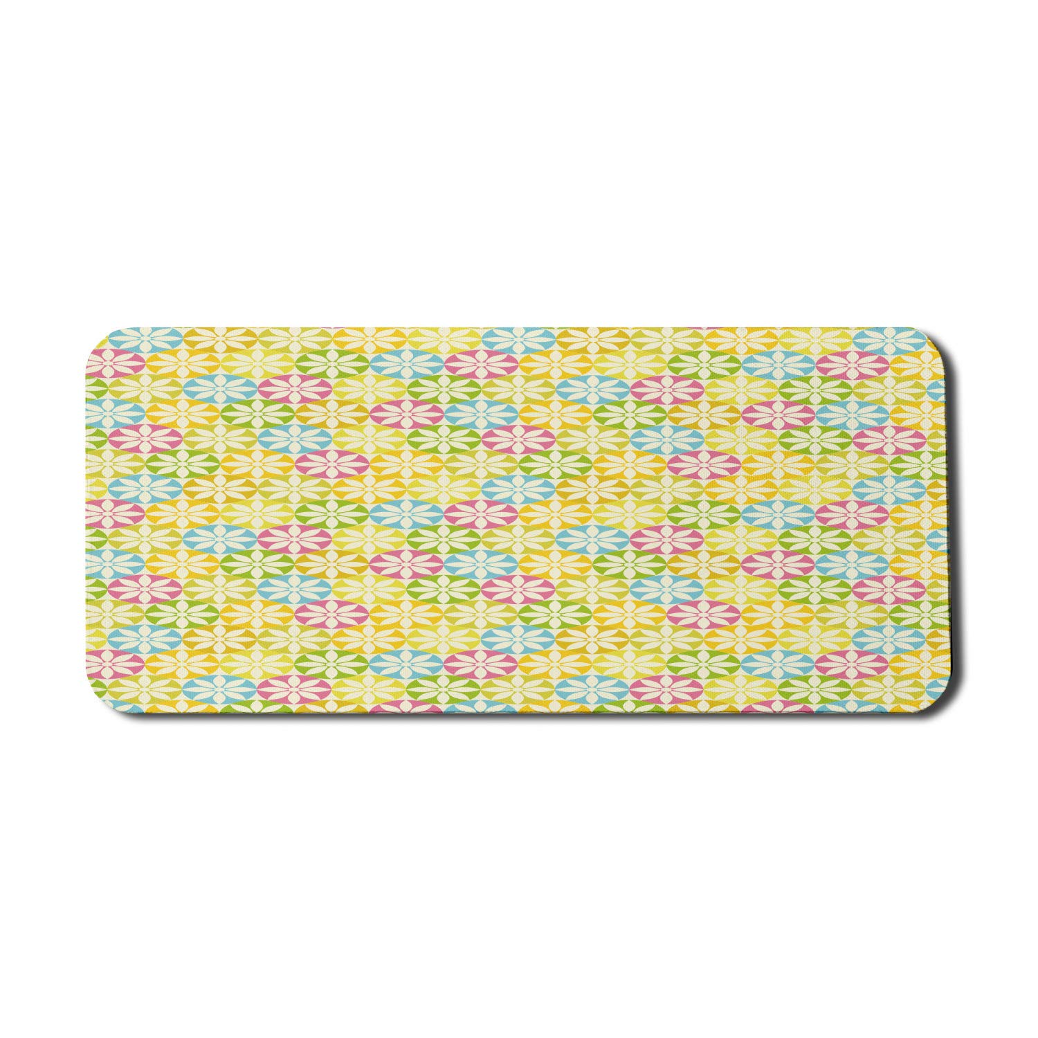 Ambesonne Floral Computer Mouse Pad - Large 35