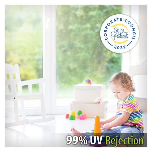 BDF S2M Clear UV Blocking Window Film - 24in x 100ft Roll for Home & Office Sun Protection