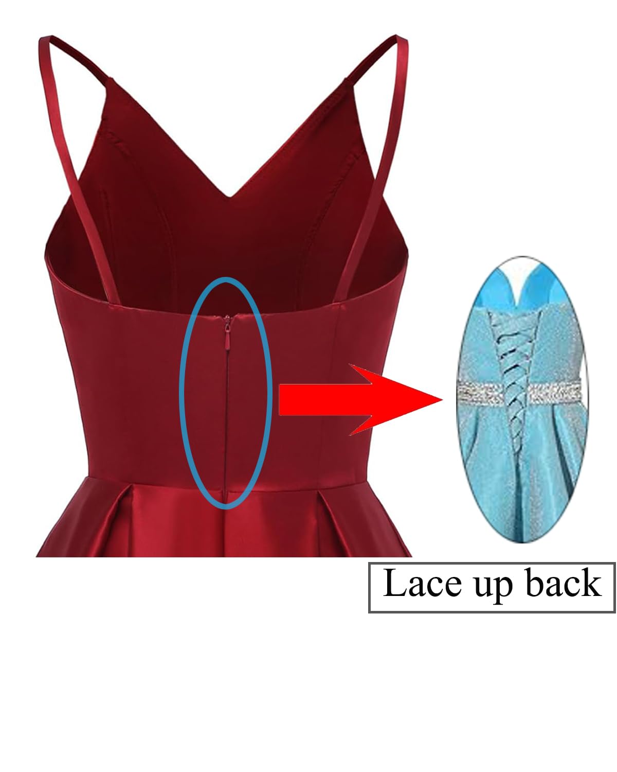 TTYBridal V-Neck Short Satin Prom Dress with Pockets - Elegant Homecoming & Cocktail Party Gown for Women, Perfect for Dances, Weddings and Special Occasions