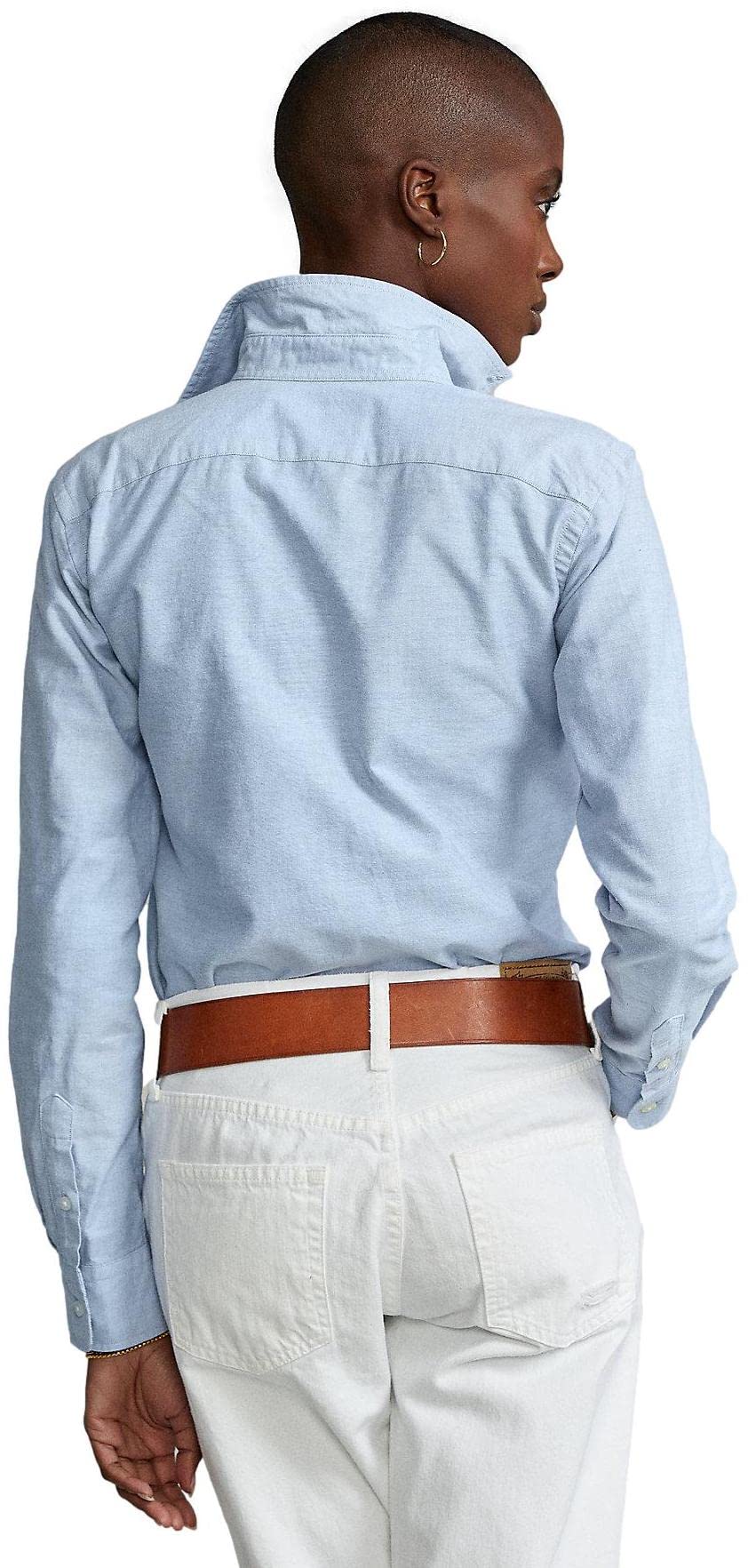 POLO RALPH LAUREN Women's Classic Fit Oxford Button Down Shirt - Casual & Office Wear for Women