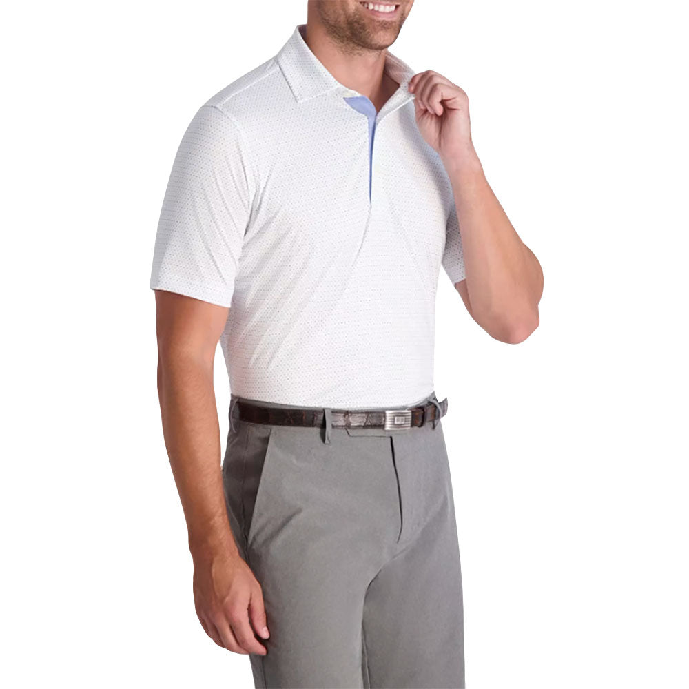 Fairway & Greene Men's Mickey Mouse Print Golf Polo Shirt - Comfortable & Stylish for Golfing, Casual Wear & Disney Theme Events