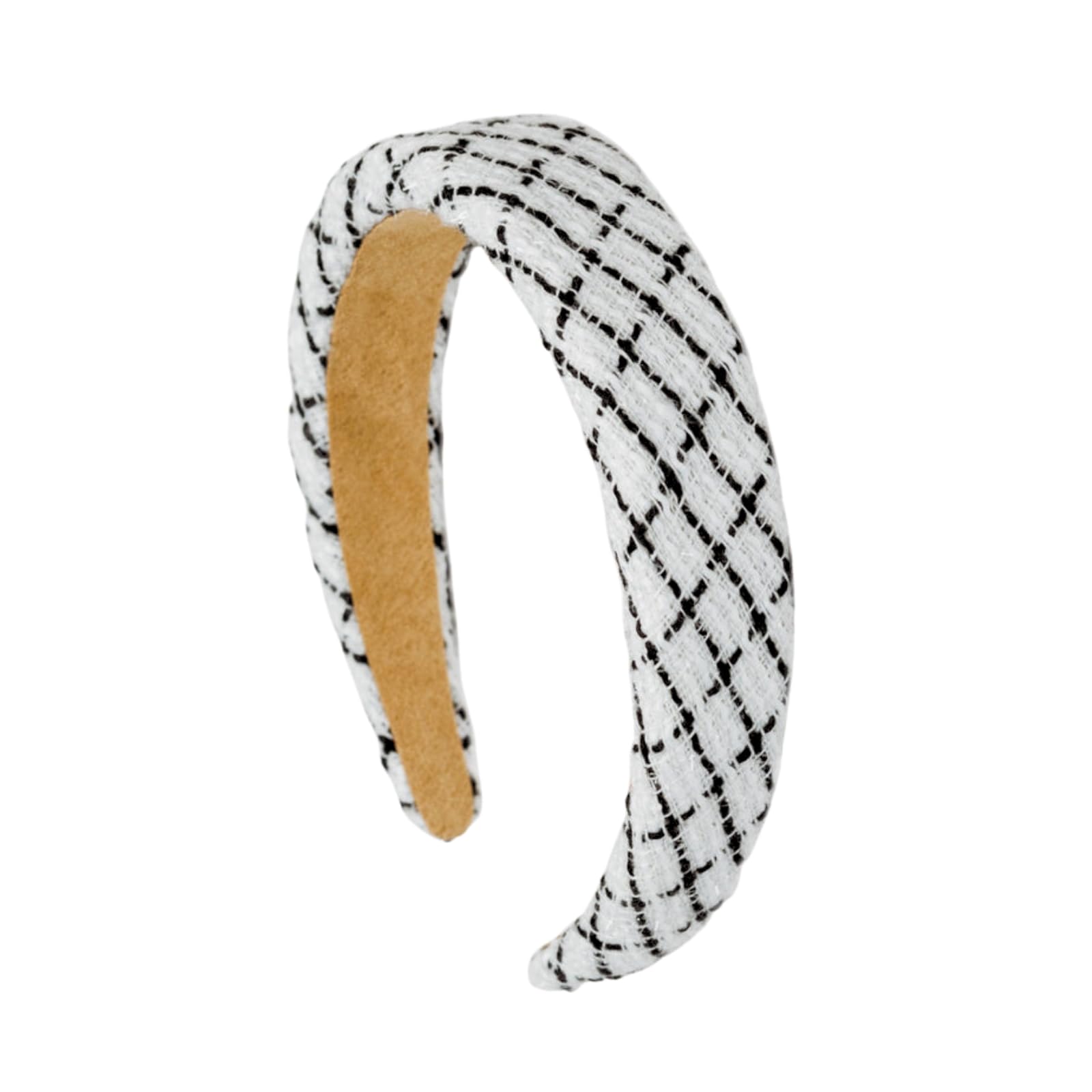 F DREAM Women's Soft Thick Wide Headbands - Solid Color Hair Hoop & Fashion Hair Accessories (White) - Perfect for Workouts, Yoga, and Everyday Style