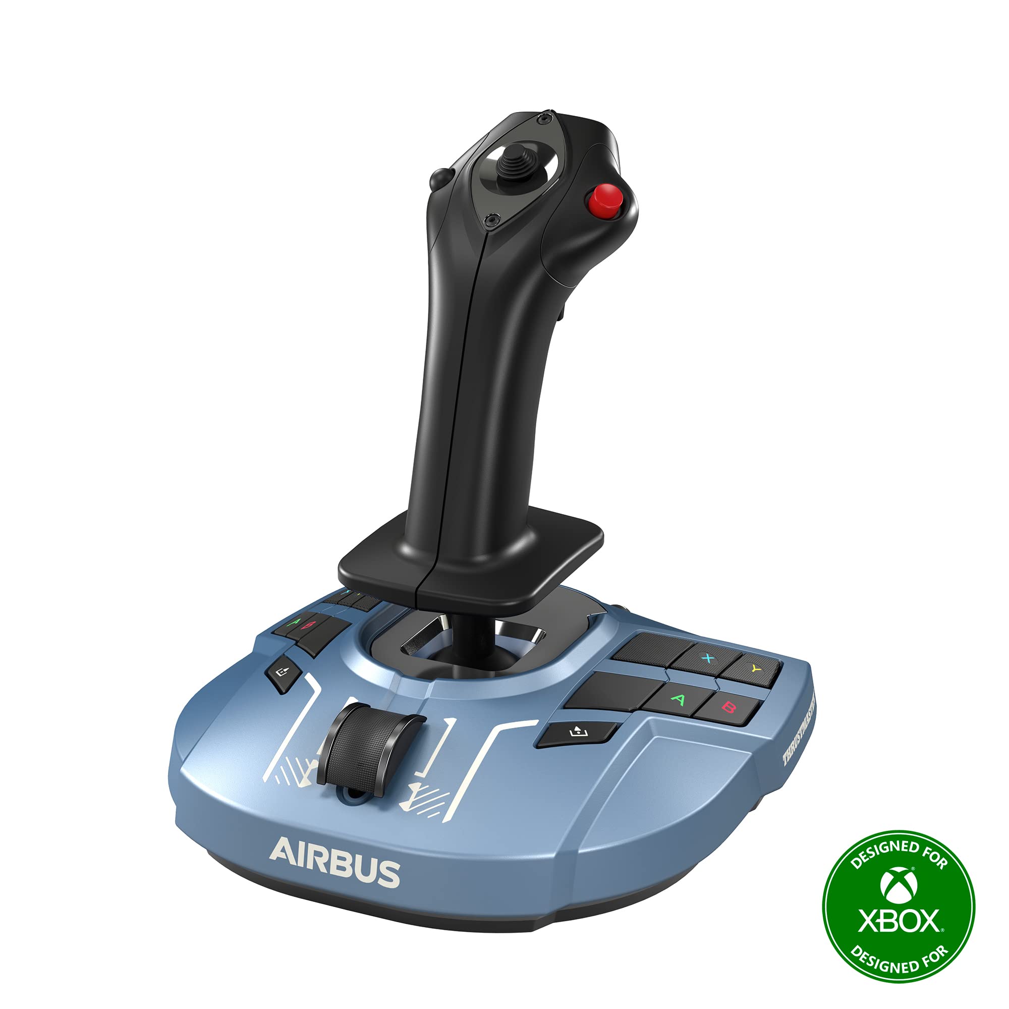 Thrustmaster TCA Sidestick X Airbus Edition - 官方授权 Xbox Series X|S 和 Windows 飞行摇杆 - 适用于飞行模拟游戏和专业训练
