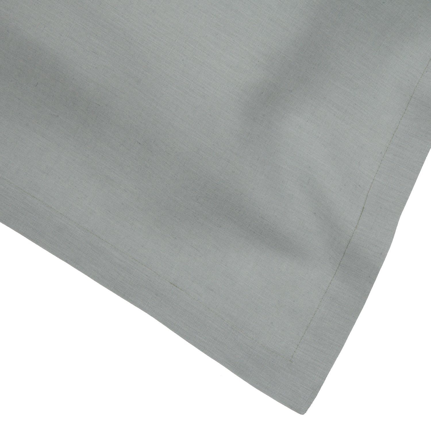 Celadon Green Linen Table Runner 14x126 Inches - Premium Italian Linen Handcrafted in USA - Elegant Dining Table Decor for Weddings, Dinner Parties & Holiday Tablescapes