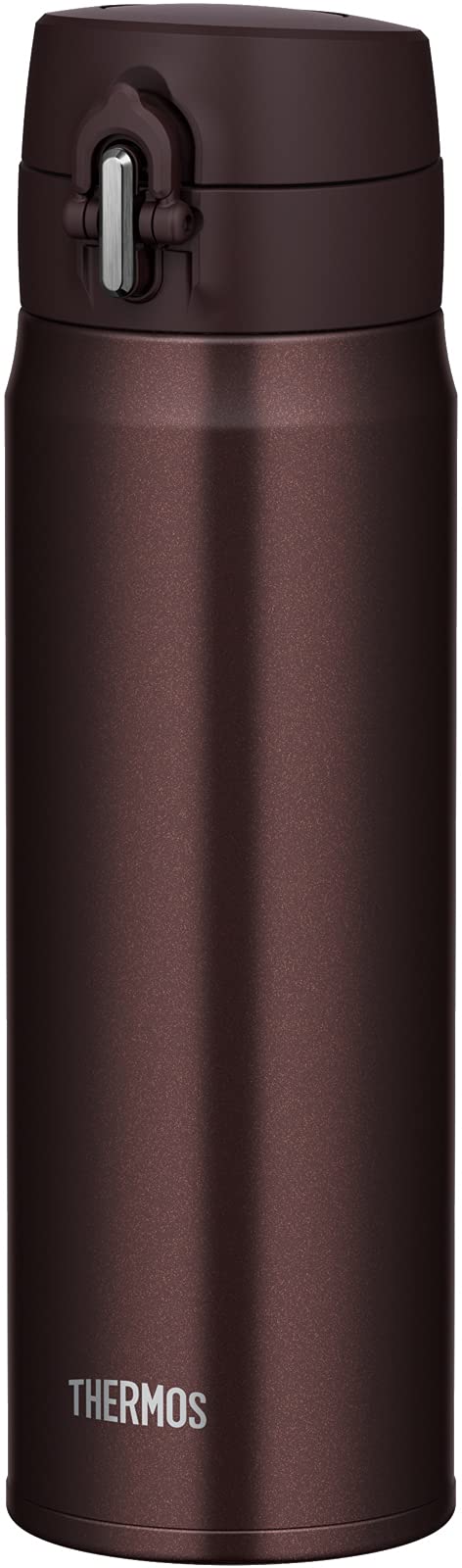 Thermos JOH-500 BW Vacuum Insulated Stainless Steel Travel Mug - 16.9oz (500ml) Brown Coffee Thermos for Hot & Cold Drinks - Perfect for Office, Commuting, Camping & Outdoor Activities