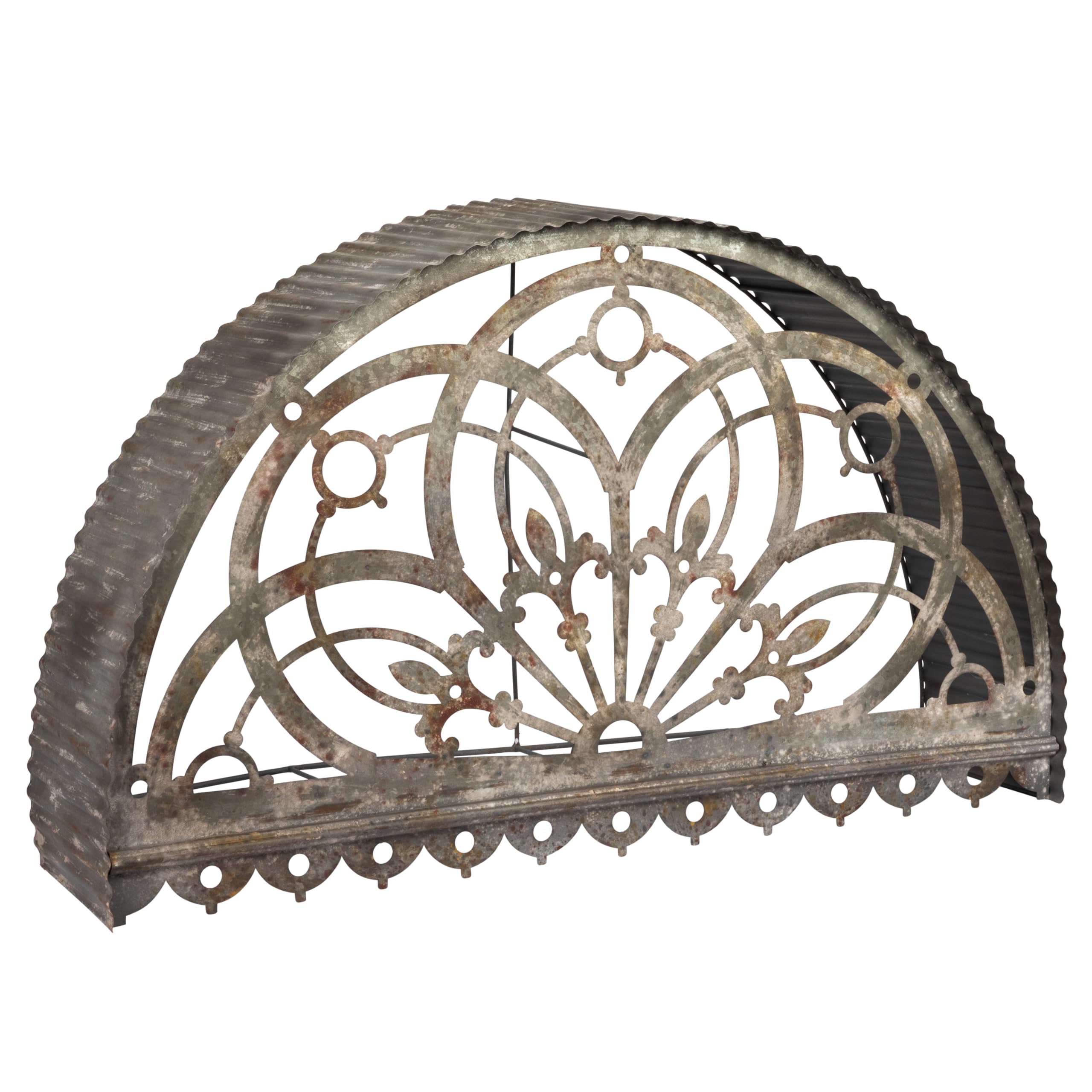 Large Decorative Metal Cutout Wall Art - Elegant Canopy Design for Home & Office Décor - Perfect for Living Room, Bedroom, and Outdoor Spaces
