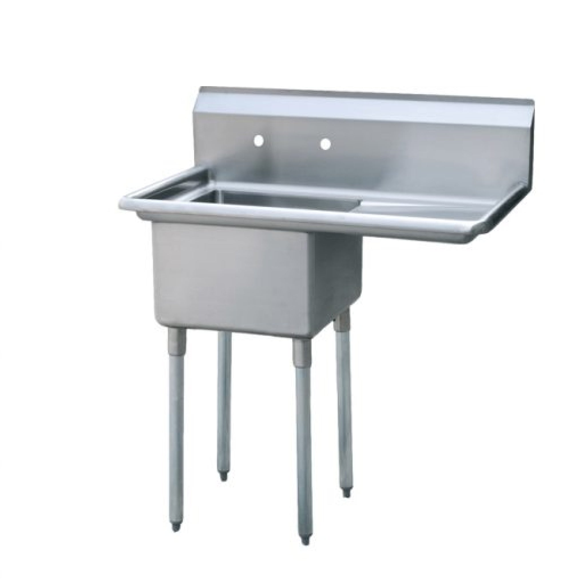Atosa MRSA-1-R-39 Commercial Stainless Steel 1 Compartment Sink with Right Drain Board - 18