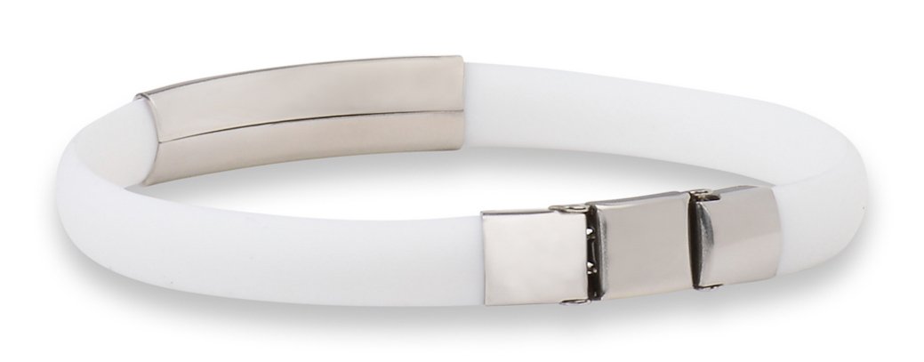 iRenew Energized Health Bracelet - Patented Lightweight Wearable Technology with Selective Frequency Resonance - Pack of 2 White Bracelets - 30-Day Money Back Guarantee - Perfect for Wellness, Meditation & Daily Energy Boost