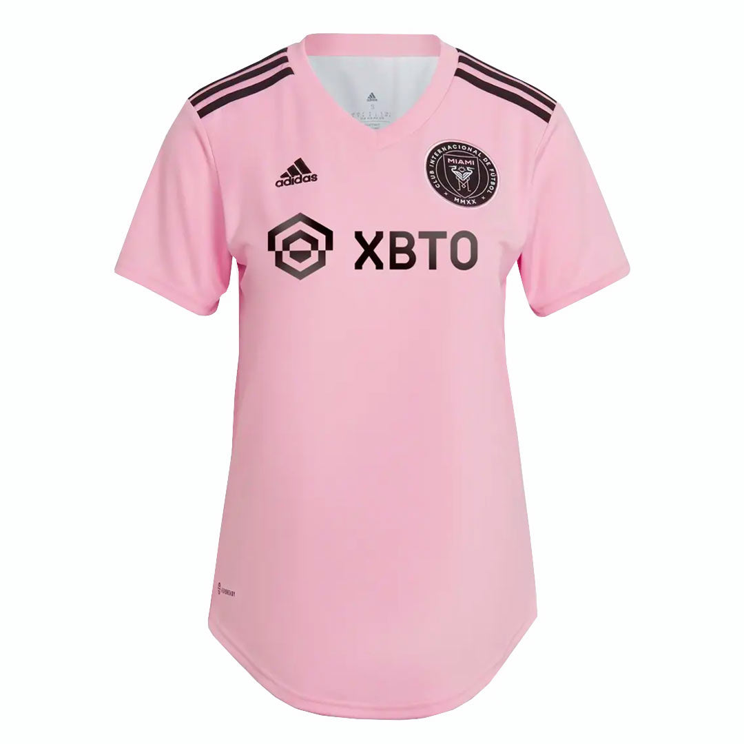 adidas Women's Inter Miami CF Lionel Messi Home Soccer Jersey 2023 - Authentic JE9703 Jersey for Fans & Players - Perfect for Match Days, Training & Soccer Gifts