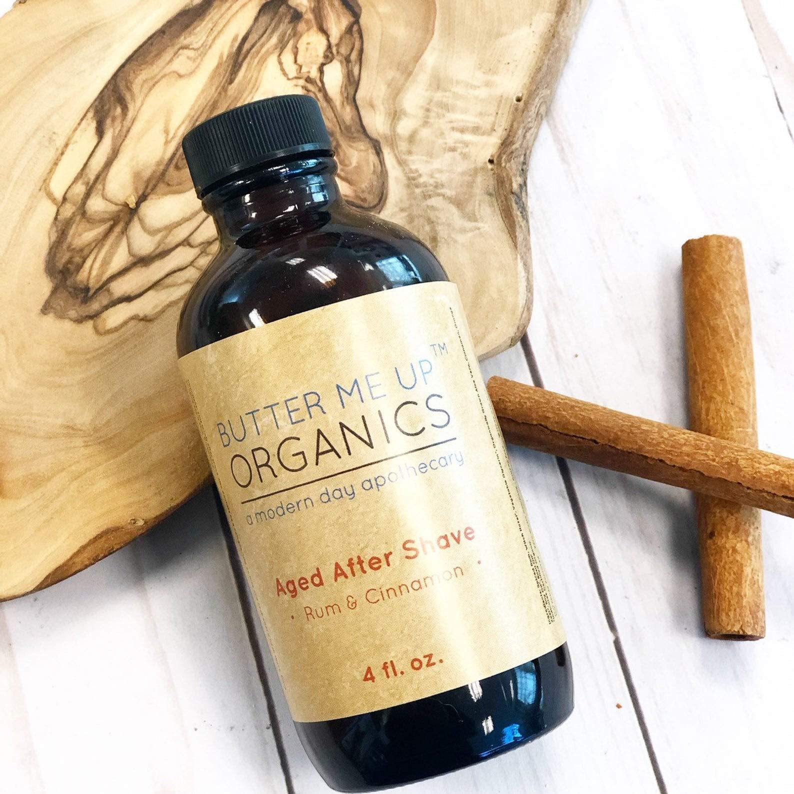 Organic Bay Woodsy & Sexy Woodsman Natural Aged After Shave Cologne for Men - Butter Me Up Organics - Perfect for Daily Grooming & Special Occasions