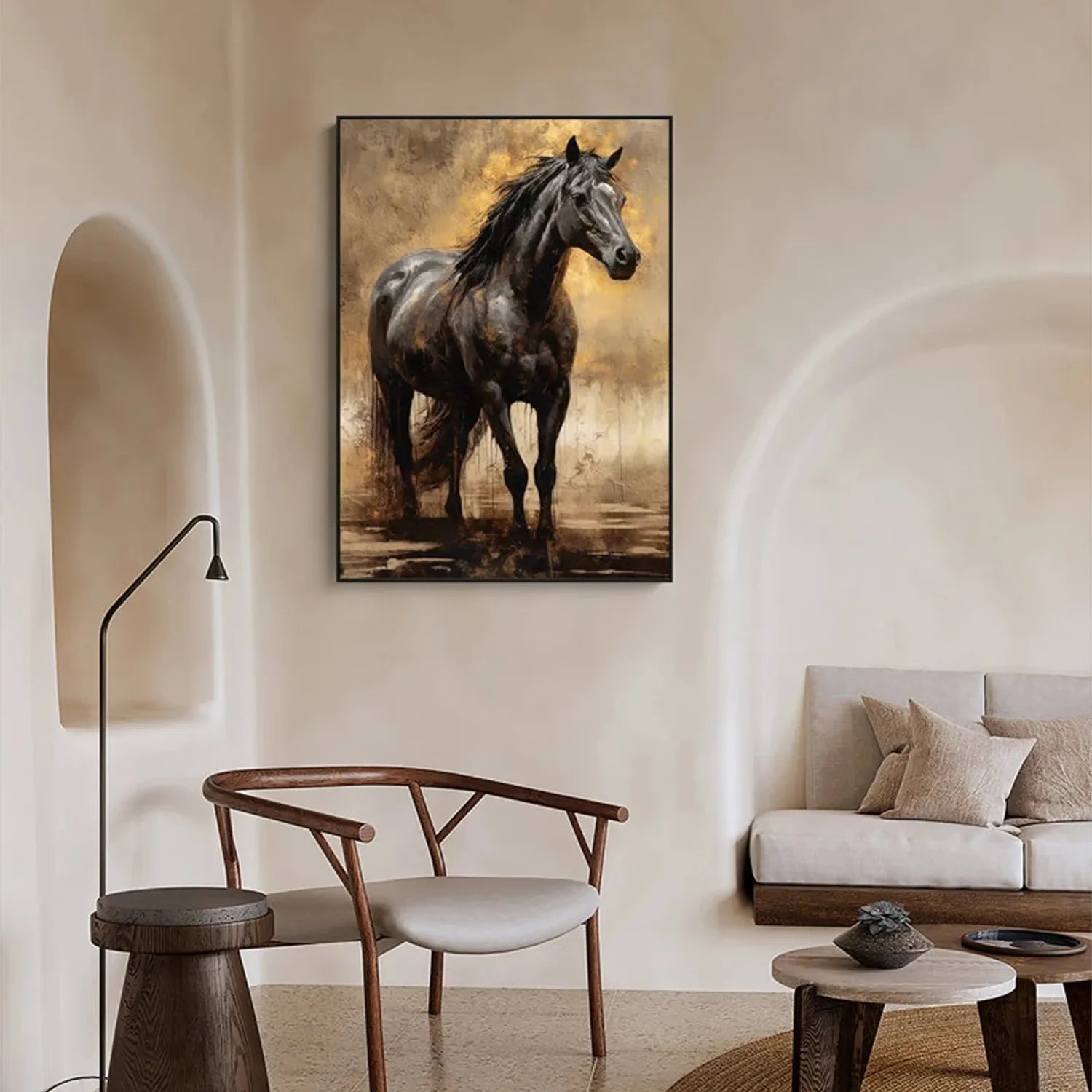 Animal Art Painting #AP056 - Handmade Wildlife Canvas Art for Home & Office Decor | Perfect for Living Room, Bedroom, and Gift Giving