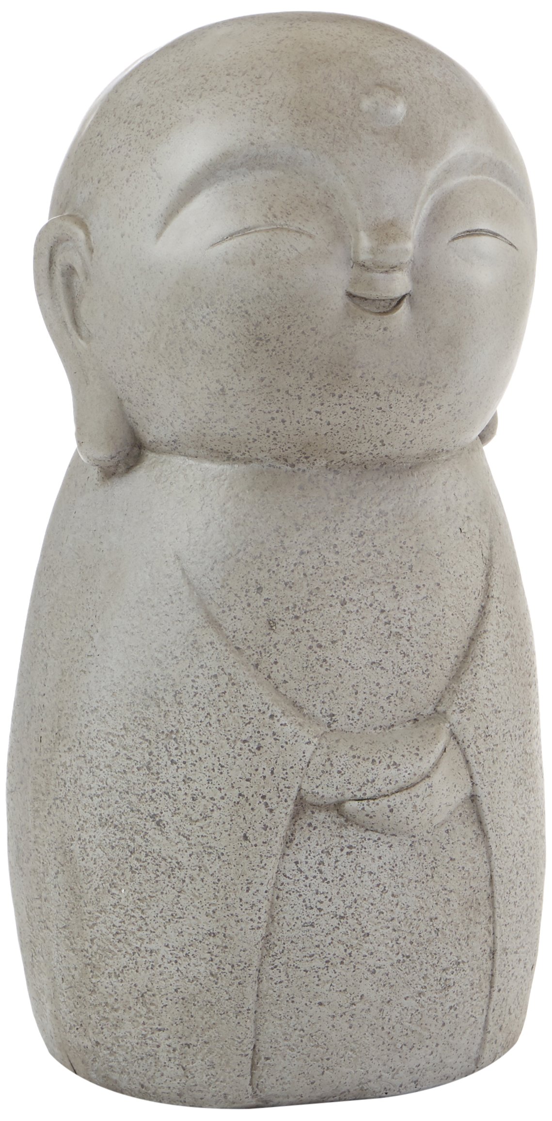 Lucky Japanese Jizo Statue - Smiling Buddha Figurine for Home Decor, Garden & Office | Good Fortune Gift for Zen Meditation & Feng Shui