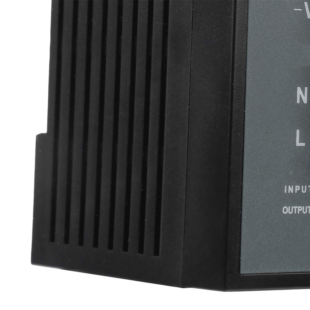 DIN Rail Mount Switching Power Supply - AC 100-240V Input, Compact Industrial Power Converter for Control Panels & Automation Systems | Perfect for PLCs, HVAC, and LED Lighting Applications