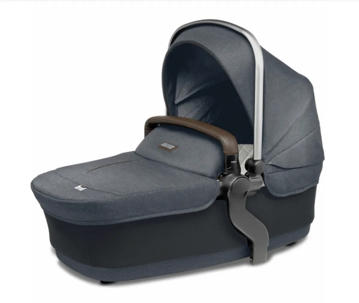 Wave Bassinet Slate - Portable Baby Crib with Adjustable Height for Newborns & Infants | Perfect for Nursery, Bedroom & Travel | Safe Sleep Solution for 0-6 Months