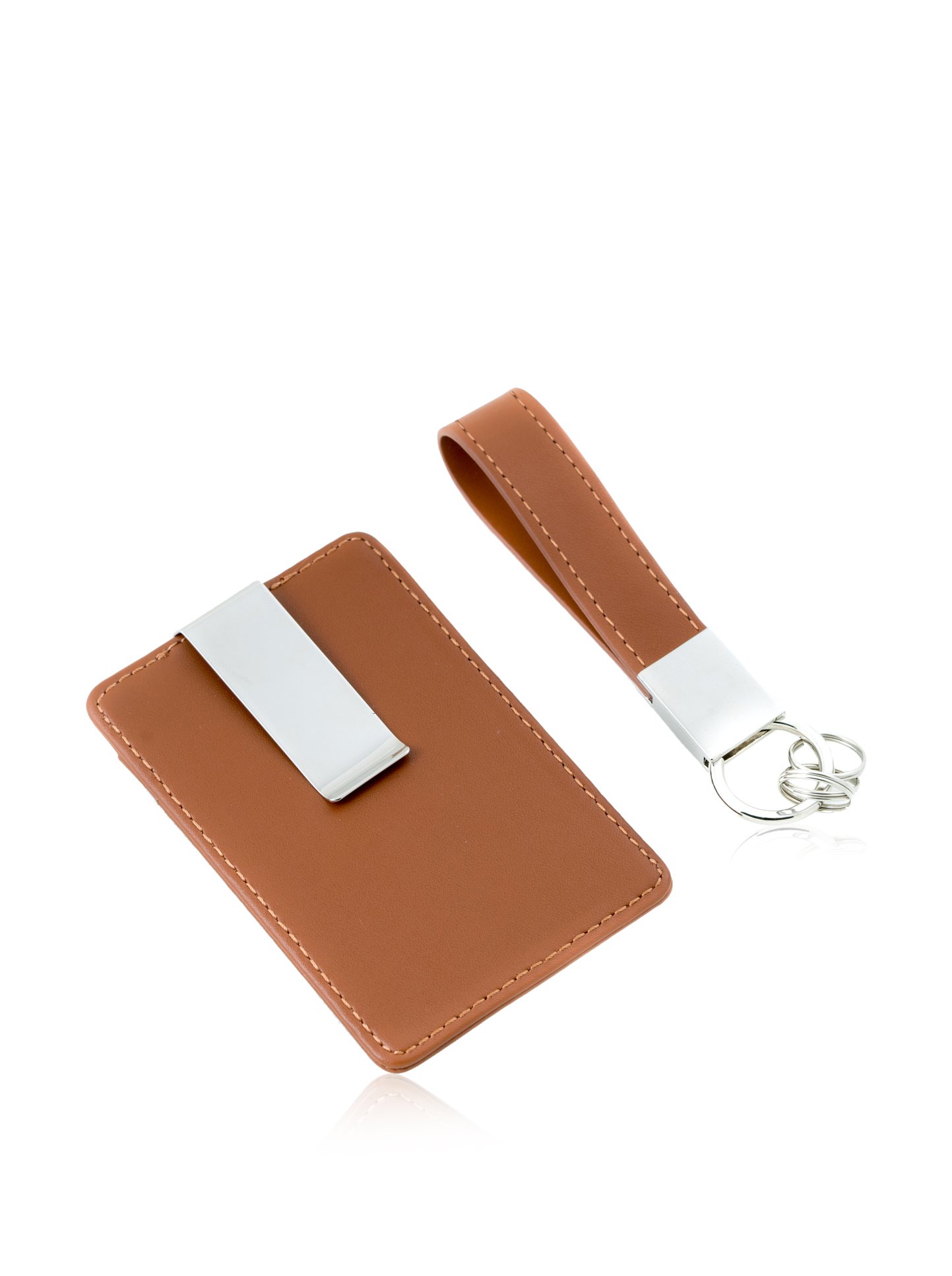 Premium Brown Leather Travel Wallet with Money Clip - RFID Blocking & Multi-Card Slots - Perfect for Business Trips & Vacations