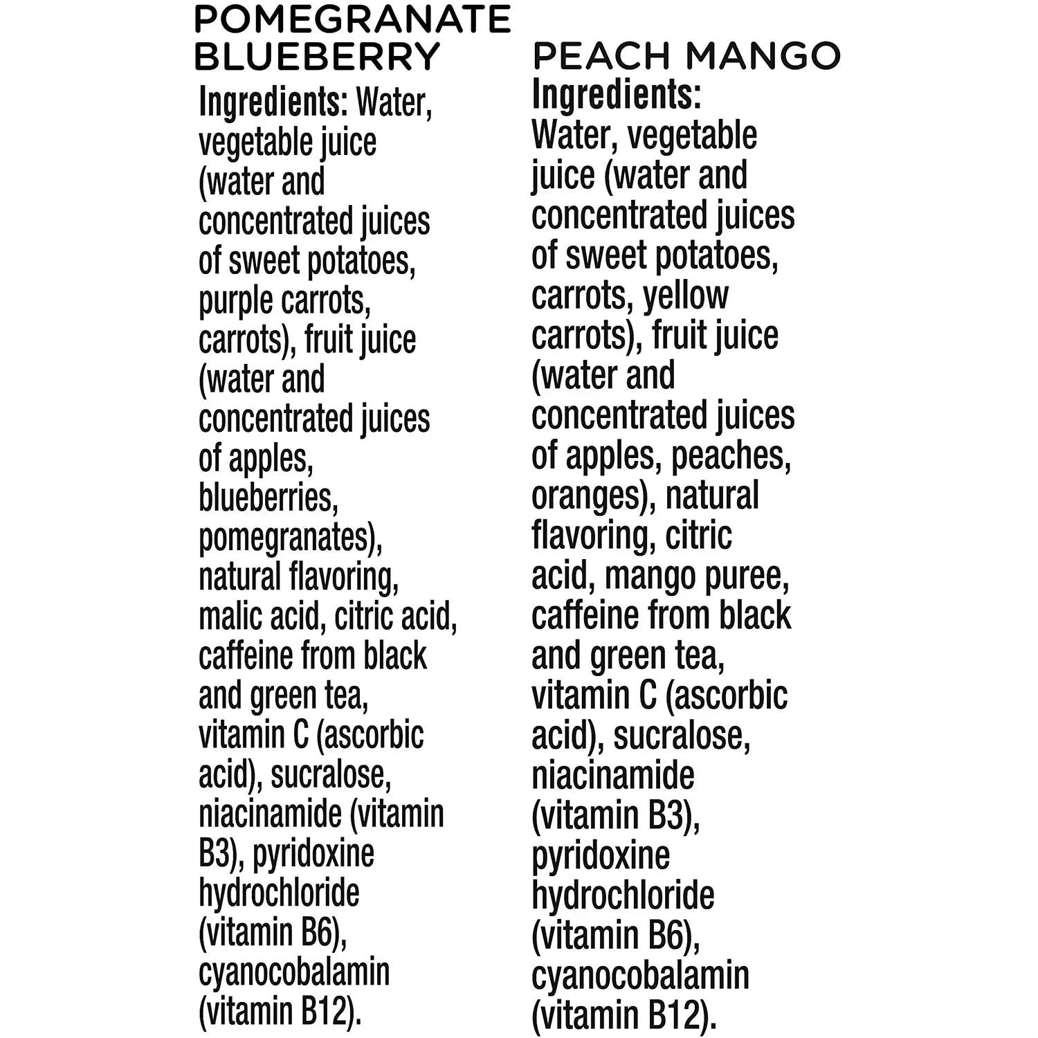 V8 +Energy Variety Pack - 3 Boxes (8oz, 24pk Each) | Pomegranate Blueberry & Peach Mango Flavored Energy Drinks | Natural Boost for Workouts, Office & Outdoor Activities | Supports Donate a Meal Program