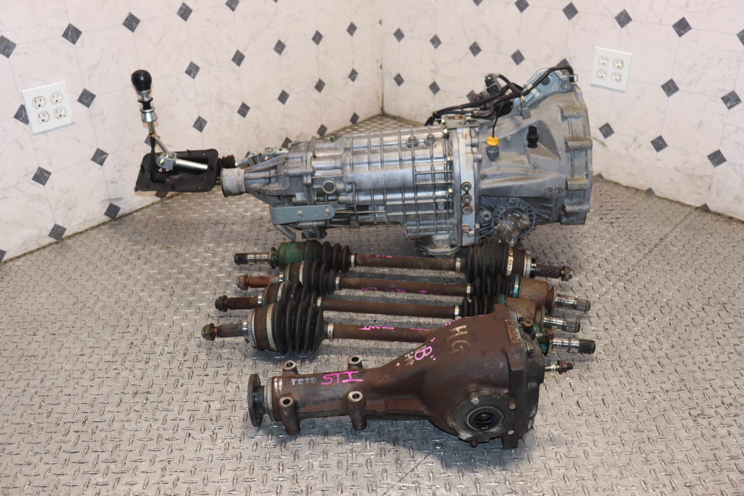 JDM Subaru Impreza WRX STI V7 6-Speed Manual Transmission with Differential & Swap Kit - Perfect for Performance Upgrades & Rally Racing