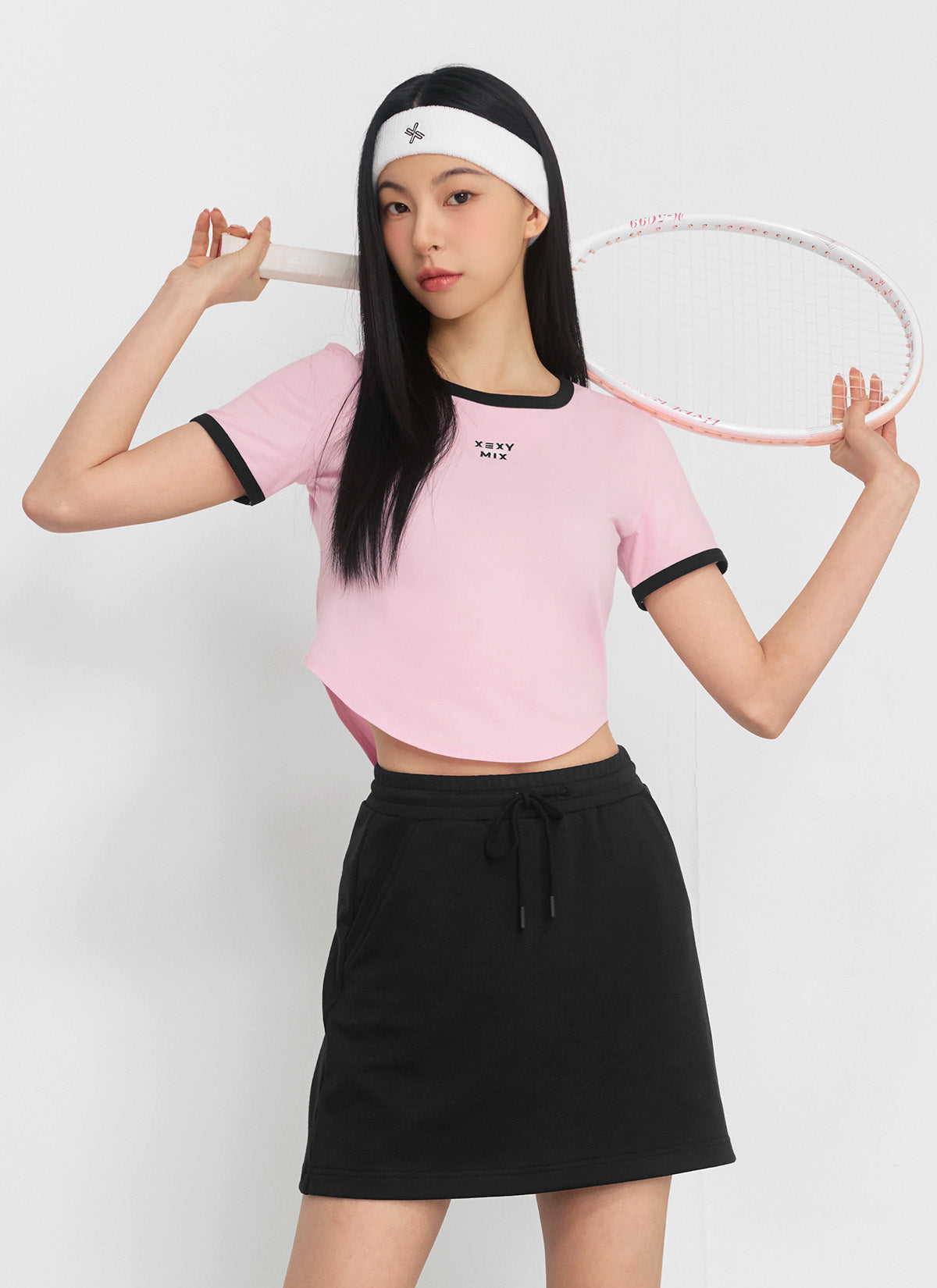 Stylish Soft Line Color Block Crop Top for Women - Trendy Summer Casual Wear, Perfect for Beach Outings & Music Festivals