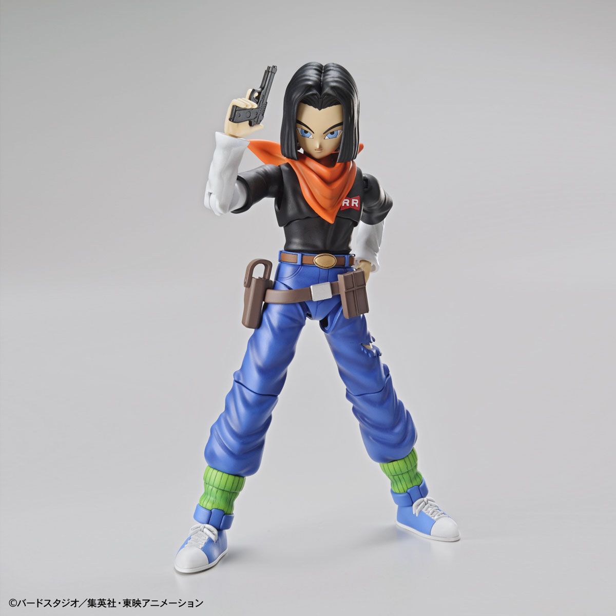 Figure Rise Standard Dragon Ball Z Android 17 Action Figure Model Kit - Build & Display Your DBZ Collection for Anime Fans & Collectors