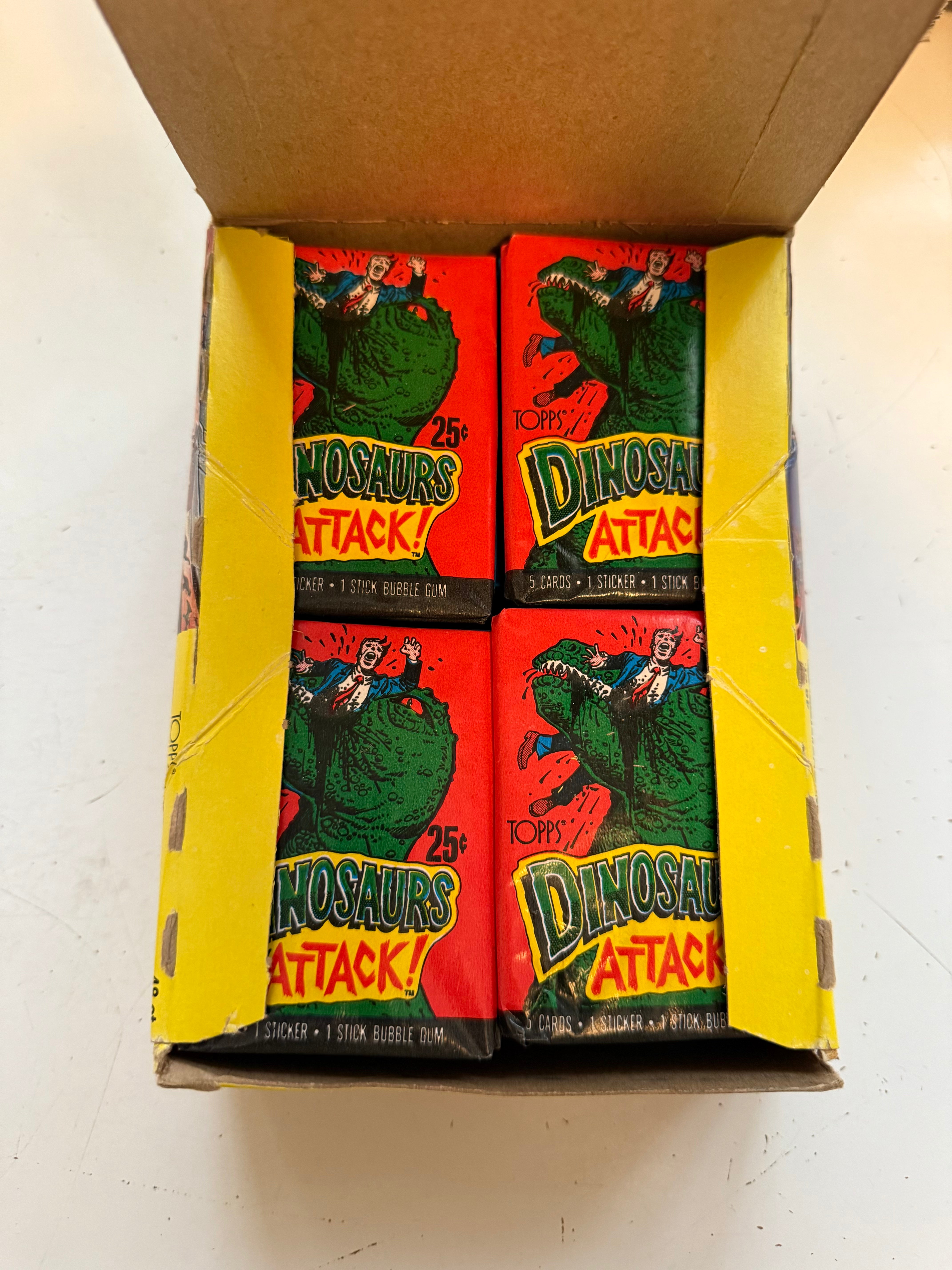 Vintage 1988 Dinosaurs Attack Trading Cards Complete Box Set - Collectible Horror Card Game for Fans & Nostalgia Lovers | Perfect for Display, Gifts, and Game Nights
