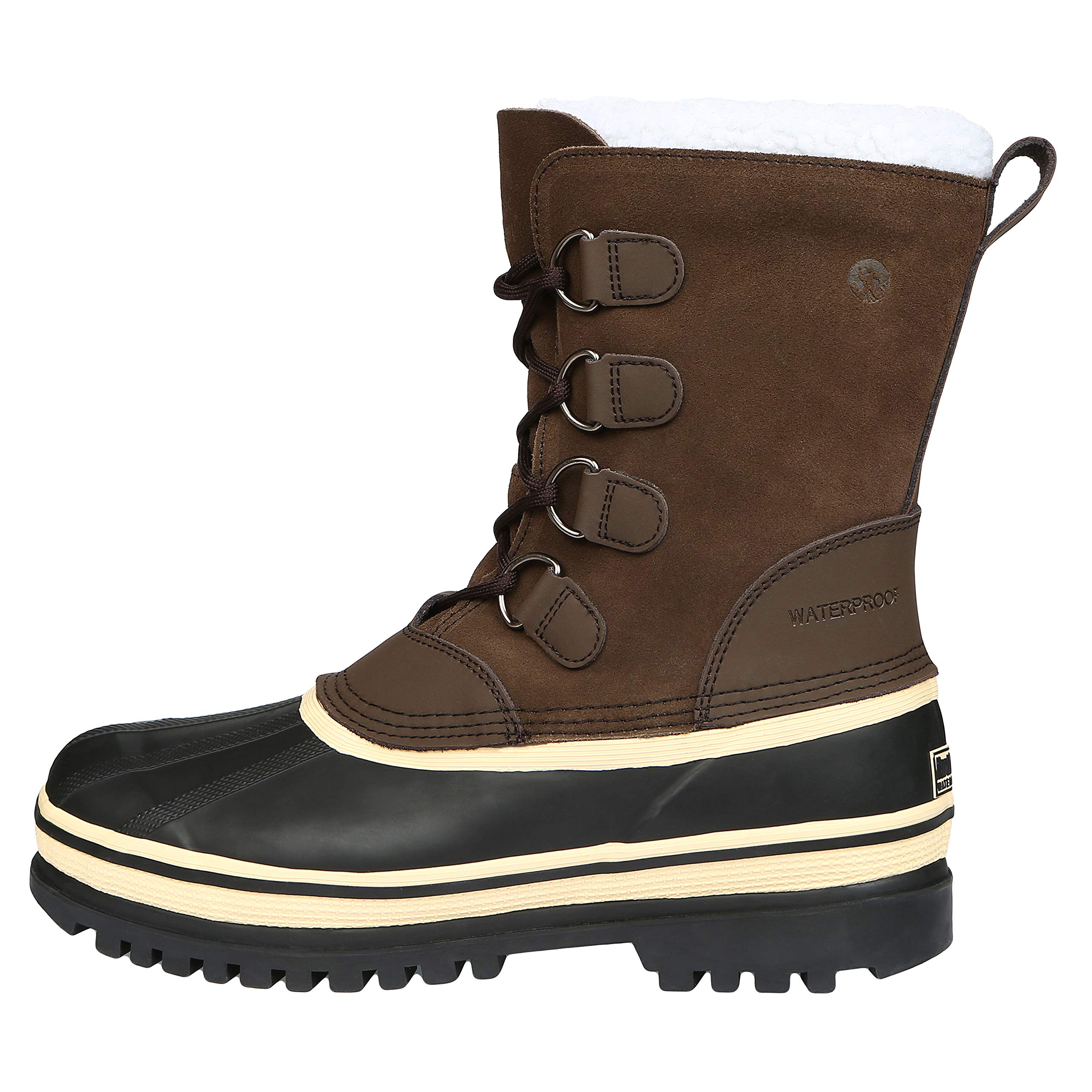 Northside Men's Back Country Waterproof Pack Boot - Insulated Hiking Boots for Winter & Outdoor Adventures - Perfect for Hunting, Camping & Snow Activities