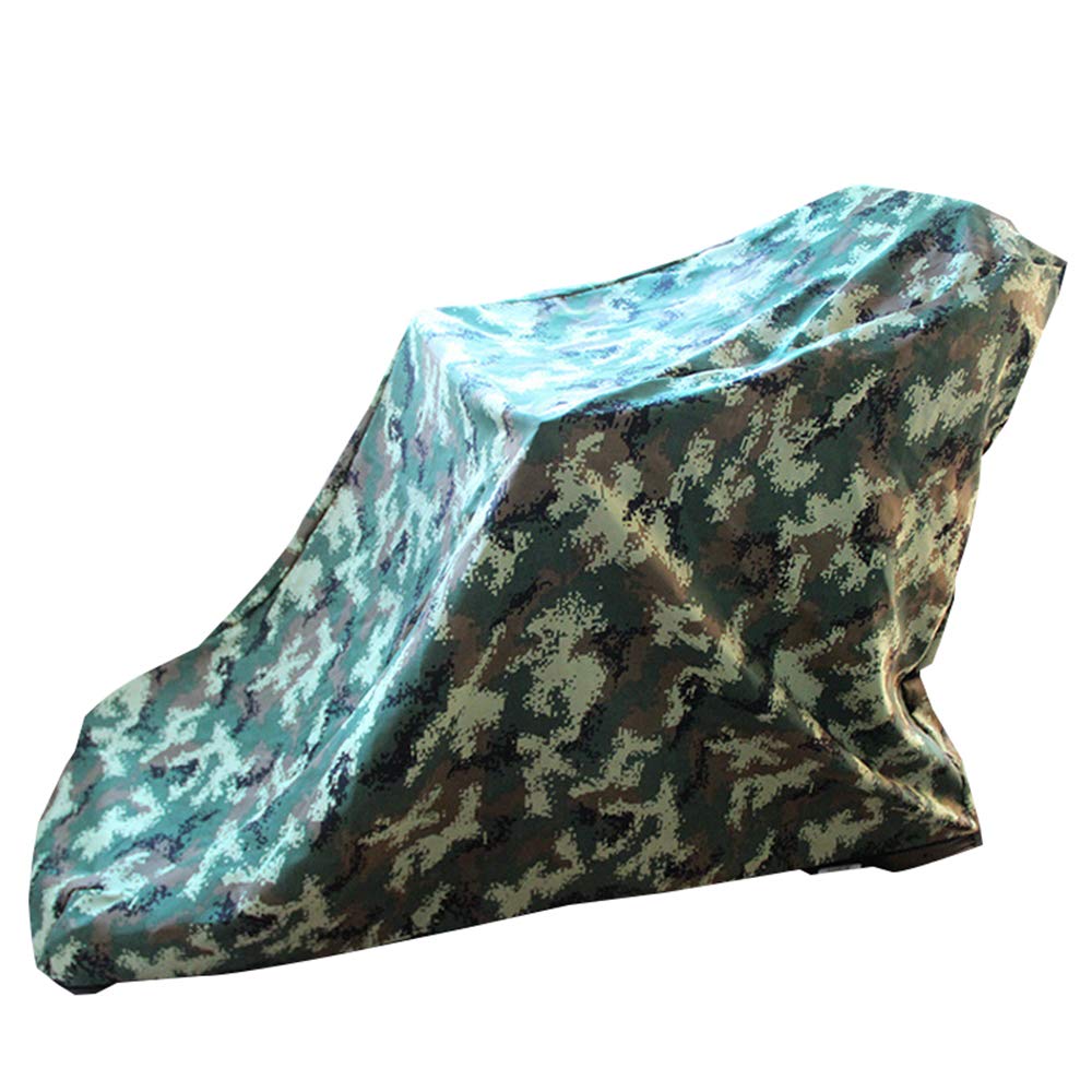 RIYIFER Treadmill Cover - Waterproof Dustproof Anti-UV Protection for Indoor/Outdoor Running Machines - Soft Cotton Linen Fabric Exercise Equipment Protector (Camouflage) - Perfect for Home Gym, Garage, or Patio Use
