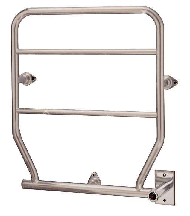 MYSON CLASSIC COMFORT TAMAR WEO100 Hardwired Wall-Mounted Towel Warmer - 25W x 26H - Perfect for Bathroom, Spa & Luxury Home Heating - Fast Warming & Energy Efficient