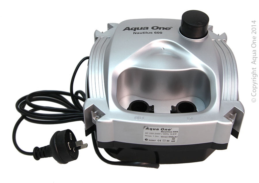 Aqua One Nautilus 600 Water Pump - High Performance Submersible Aquarium Pump for Fish Tanks, Ponds & Fountains | Quiet Operation, Energy Efficient Design for Home & Commercial Use